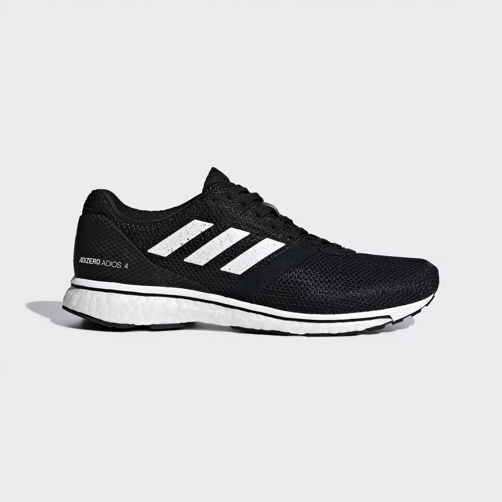 Adidas Adizero Adios 4 Tenis Para Correr Negros Para Mujer (MX-33538)